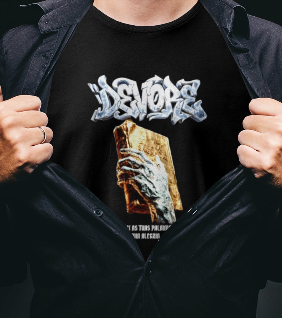 Devore Biblia Sagrada Jeremias 15 16 Encontrei As Tuas Palavras T-Shirt
