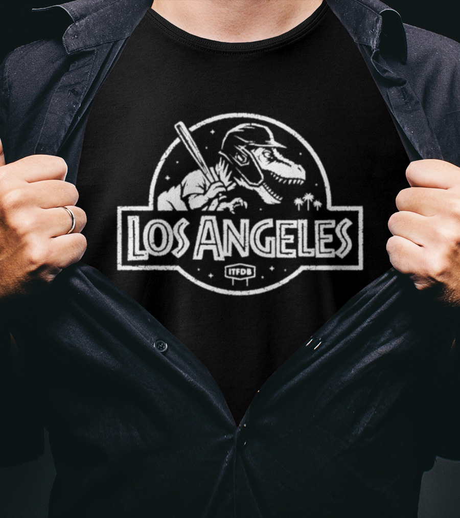 Los Angeles Dinosaurs Dodgers 2026 MLB Playoffs T-Shirt