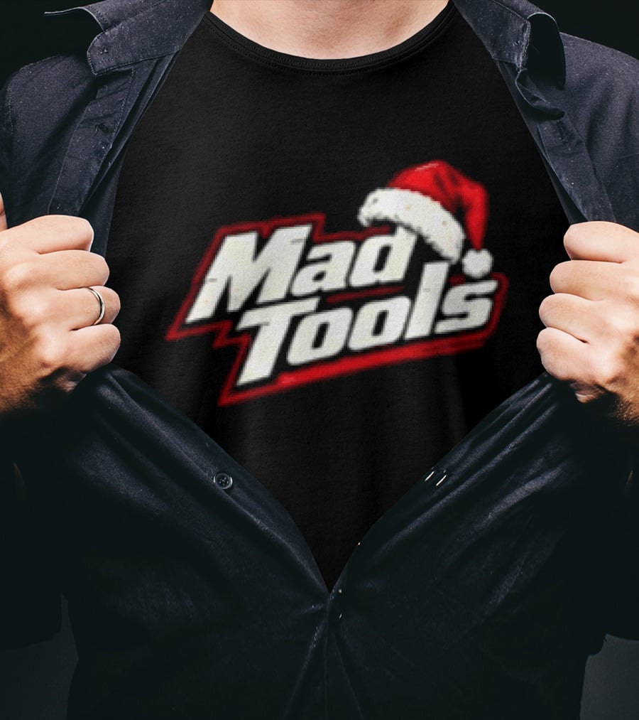 Mac Tools Christmas Santa Hat For Tool Lovers T-Shirt