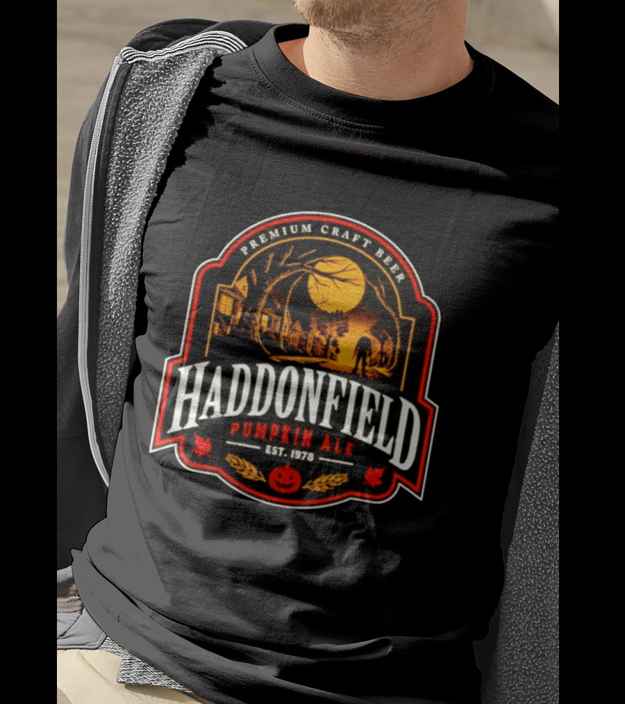 Premium Craft Beer Michael Myers Halloween Haddonfield Pumpkin Ale Est 1978 T-Shirt