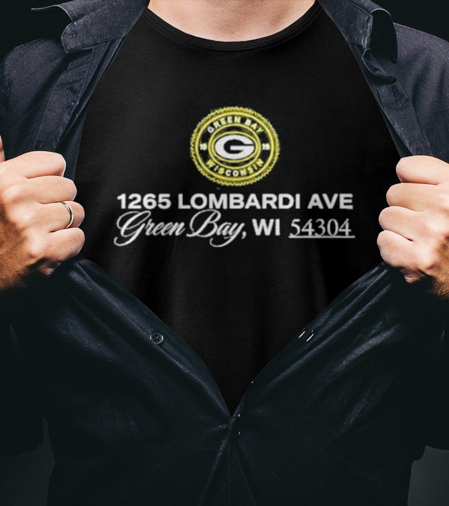 Green Bay Packers Making History Since 1919 1265 Lombardi Ave WI 54304 T-Shirt