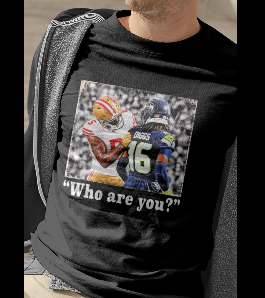 Who Are You Mike Evans Vs Seahawks Diggs NFL T-Shirt