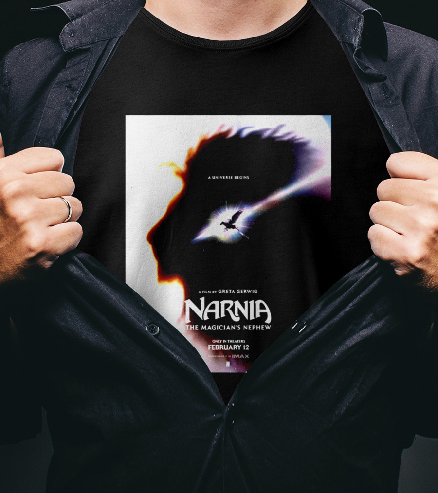 Narnia The Magician's Nephew A Universe Begins Film By Greta Gerwig IMAX Release February 12 T-Shirt