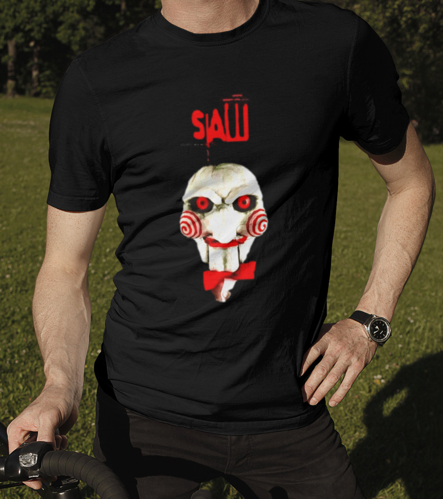 Saw Billy The Puppet Jigsaw Horror Movie Halloween T-Shirt
