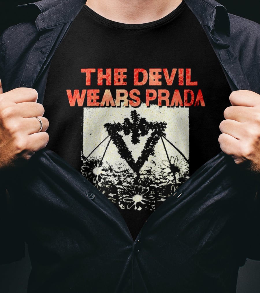 The Devil Wears Prada Flowers Tour UK And Europe 2026 Tour Dates T-Shirt