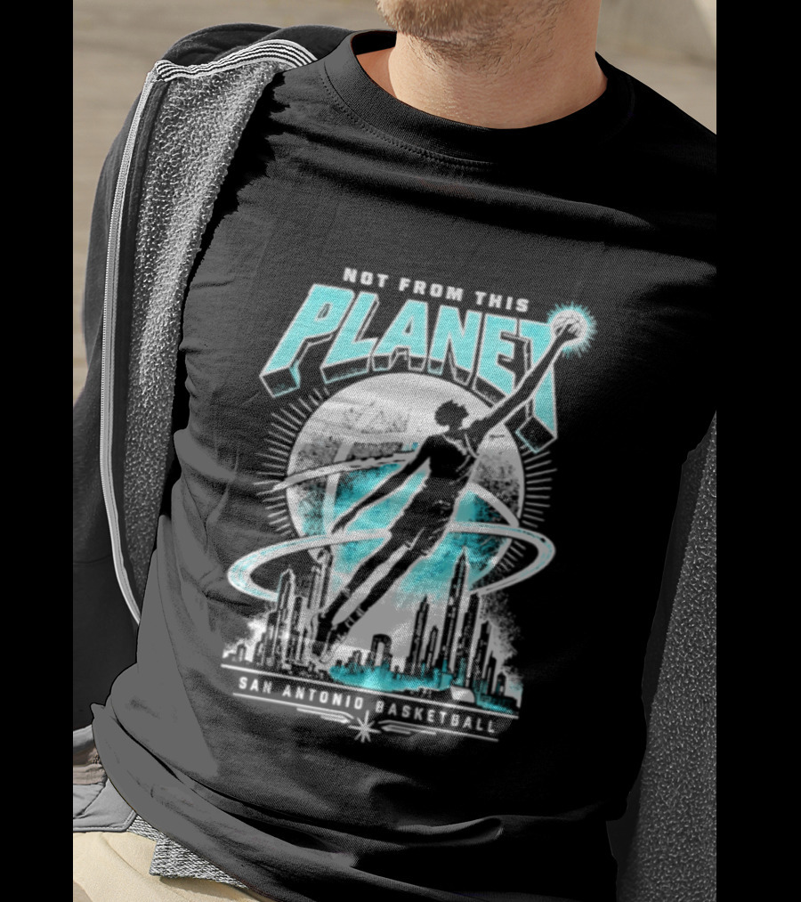 Victor Wembanyama Not From This Planet San Antonio Basketball T-Shirt