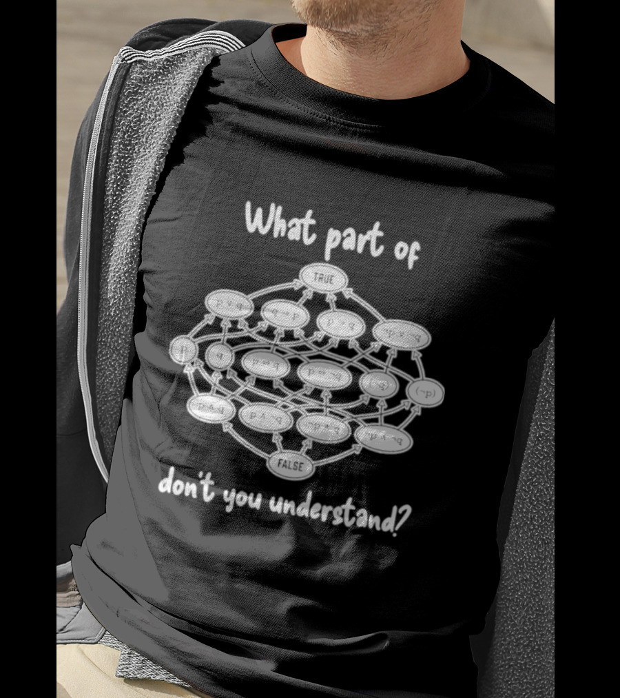 What Part Of Logic Don't You Understand Diagram Nodes T-Shirt