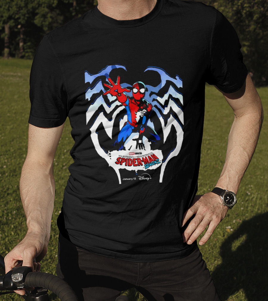 Marvel Spider Man Season 2 Disney Plus January 13 T-Shirt