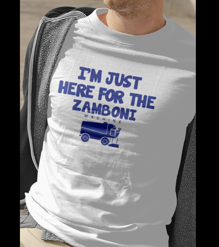 I'm Just Here For The Zamboni Machine Kentucky Wildcats Hockey T-Shirt