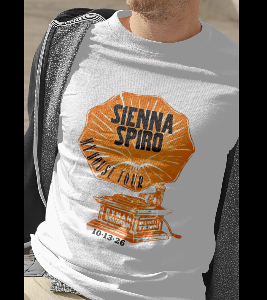 Sienna Spiro My House Tour Ryman Auditorium Nashville Tenn 101326 T-Shirt