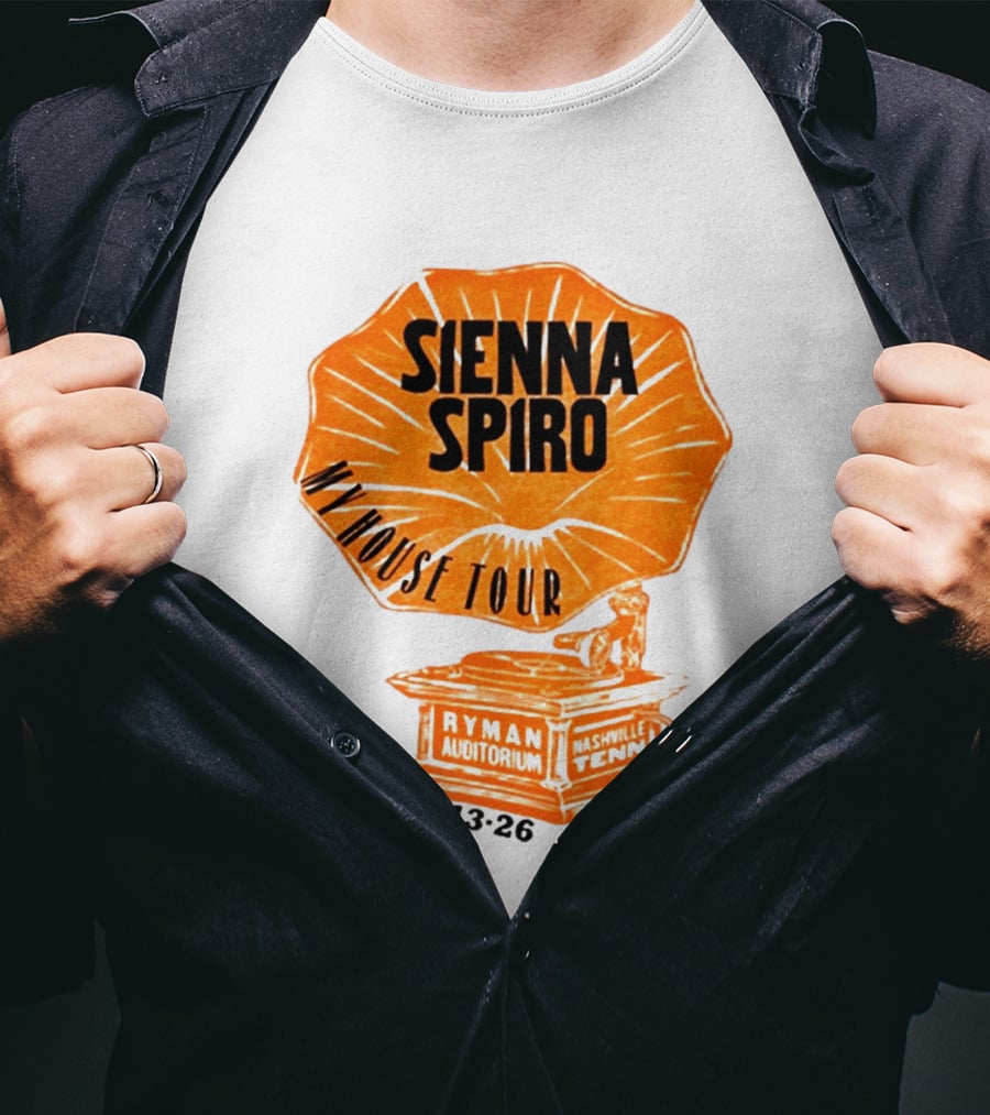 Sienna Spiro My House Tour Ryman Auditorium Nashville Tenn 101326 T-Shirt