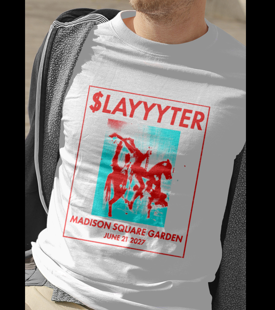 Slayyyter Madison Square Garden June 21 2027 Show T-Shirt