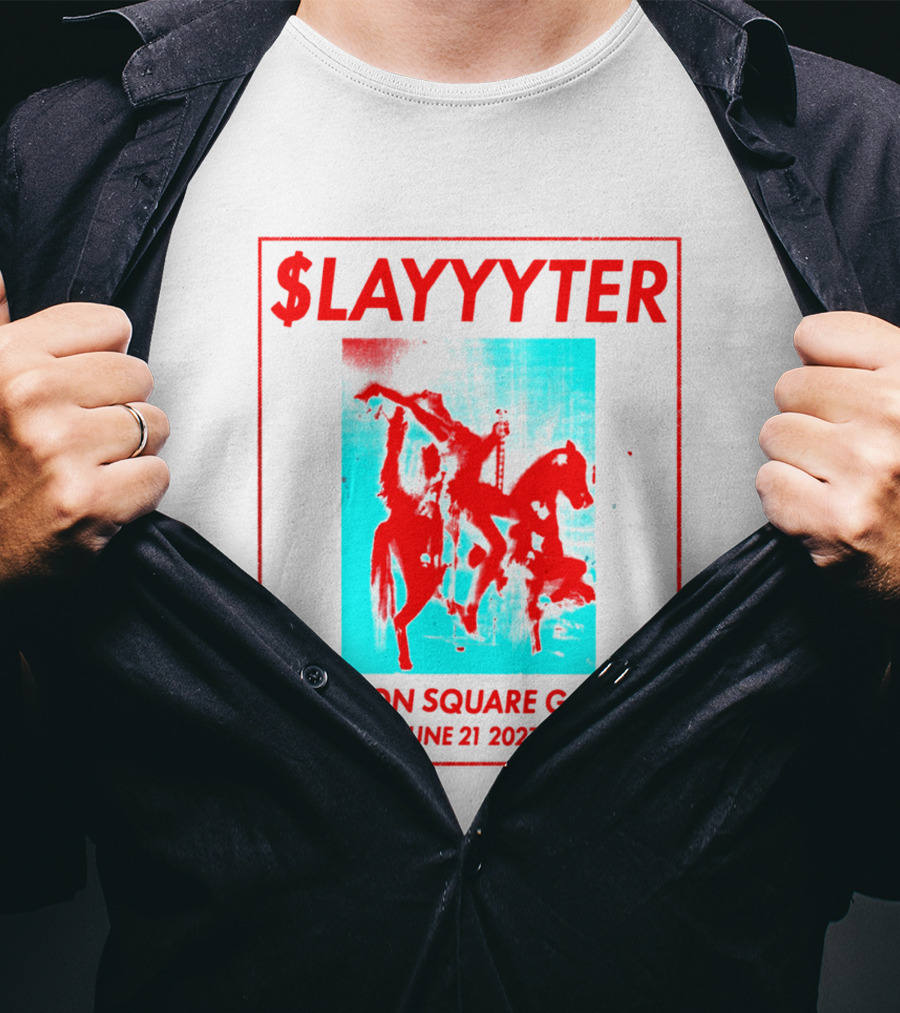 Slayyyter Madison Square Garden June 21 2027 Show T-Shirt