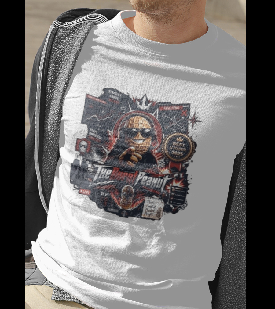TheBurntPeanut Best VTuber 2025 Strategy Chaos Game Sense Victory T-Shirt