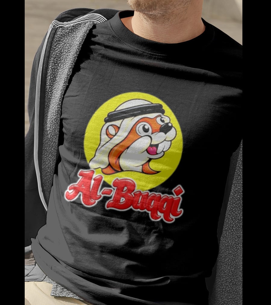 Al Buqqi Beaver Bucees Kufi Cartoon T-Shirt
