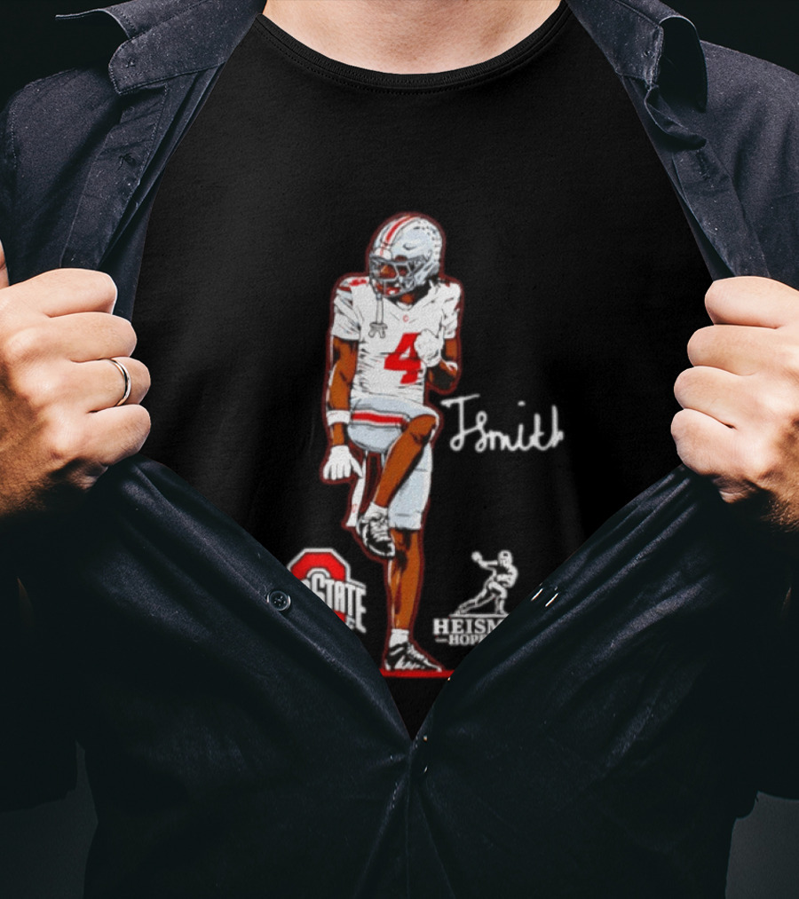 Ohio State Buckeyes J. Smith Heisman Hopeful Number 4 T-Shirt