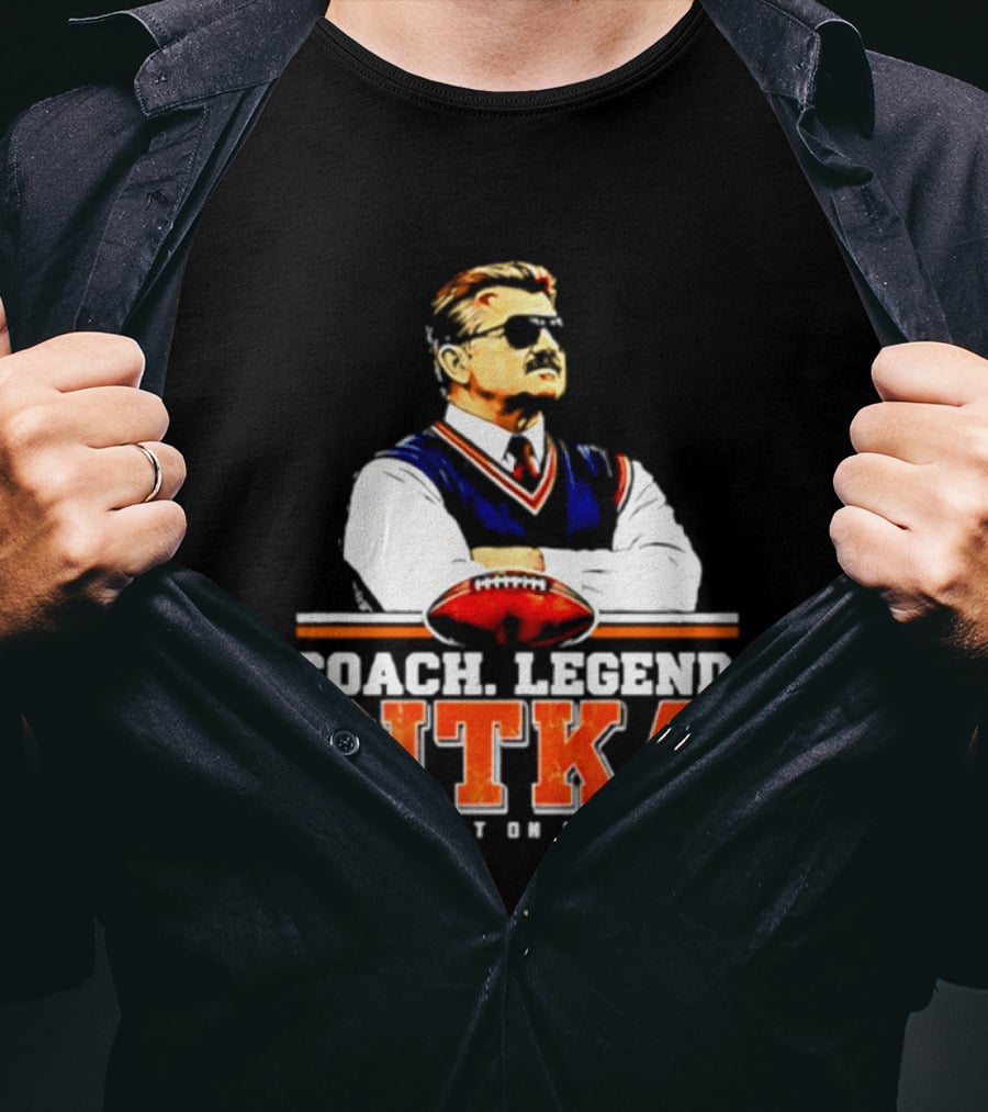 Mike Ditka Coach Legend Built On Grit T-Shirt