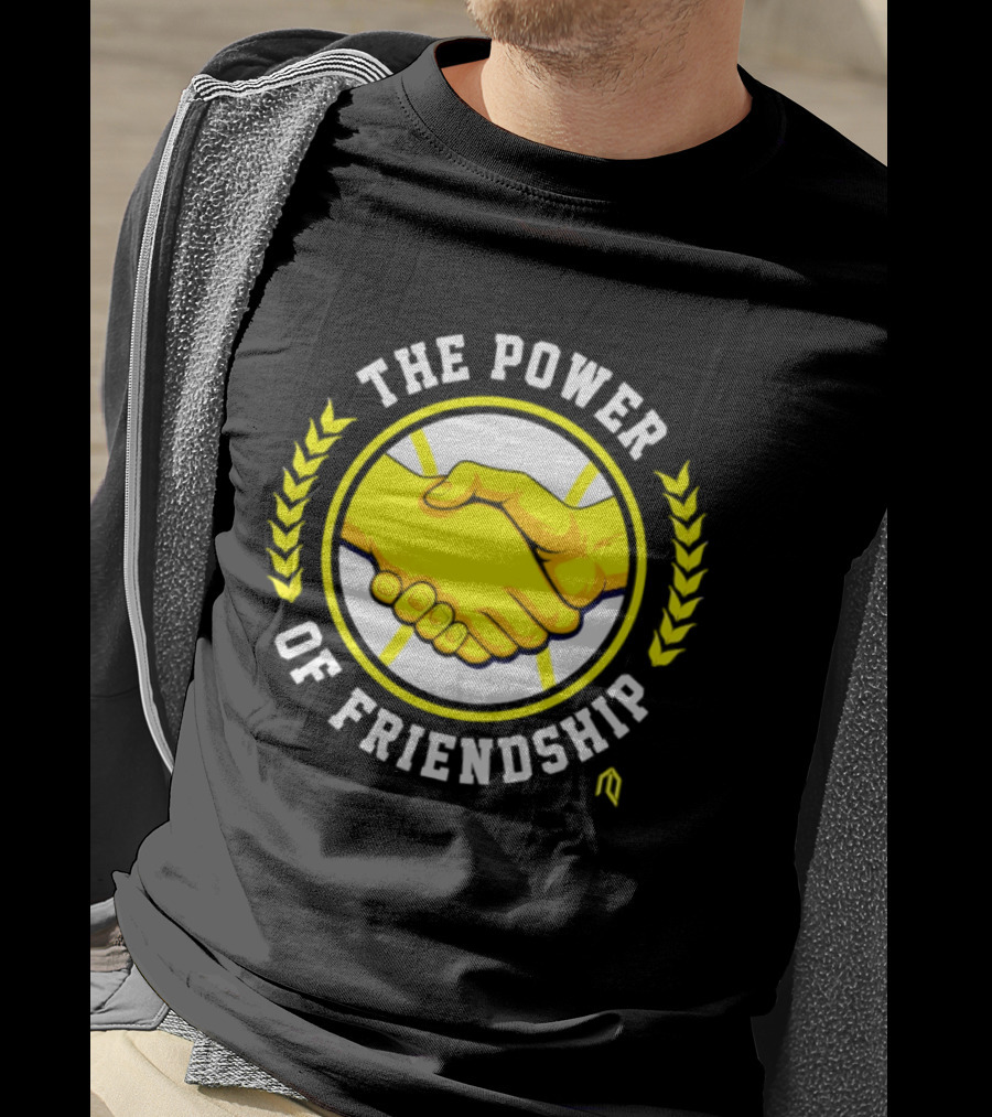 Milwaukee Brewers The Power Of Friendship Handshake Baseball T-Shirt
