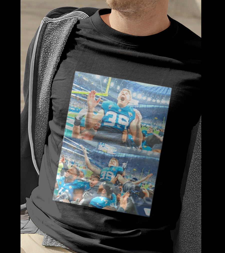 Jacksonville Jaguars Number 39 And Walker Number 44 Post Game Celebration NFL Stadium Event T-Shirt