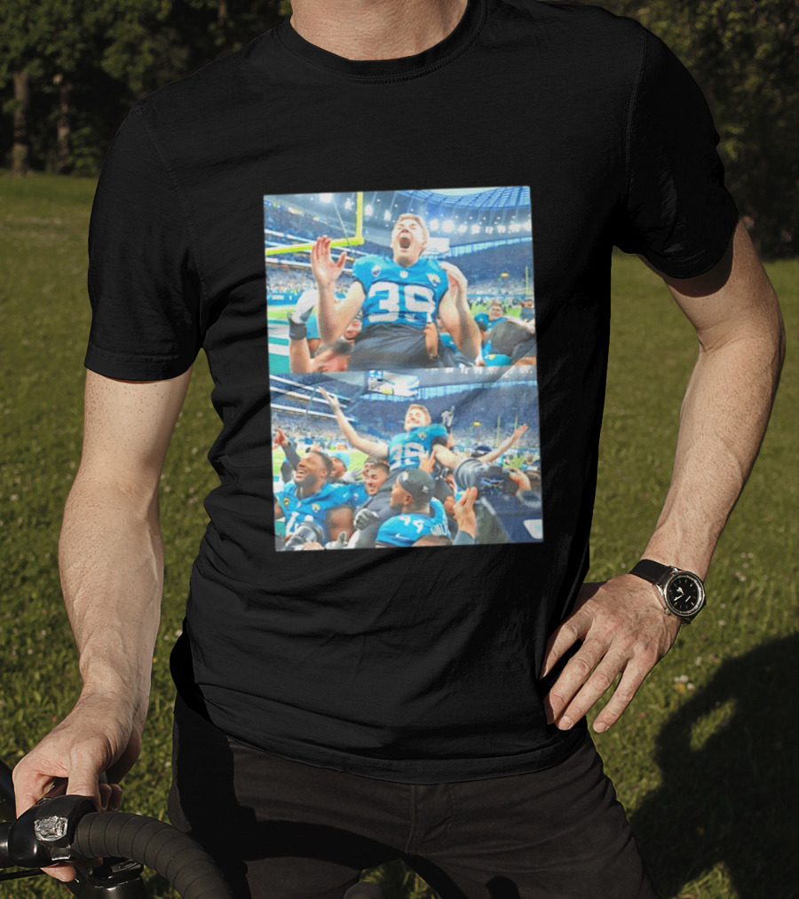 Jacksonville Jaguars Number 39 And Walker Number 44 Post Game Celebration NFL Stadium Event T-Shirt