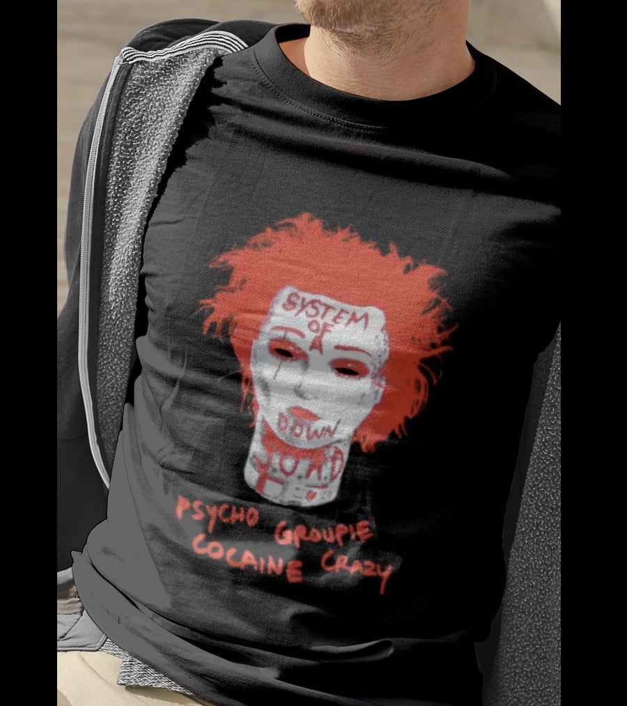 System Of A Down Psycho Groupie Cocaine Crazy T-Shirt