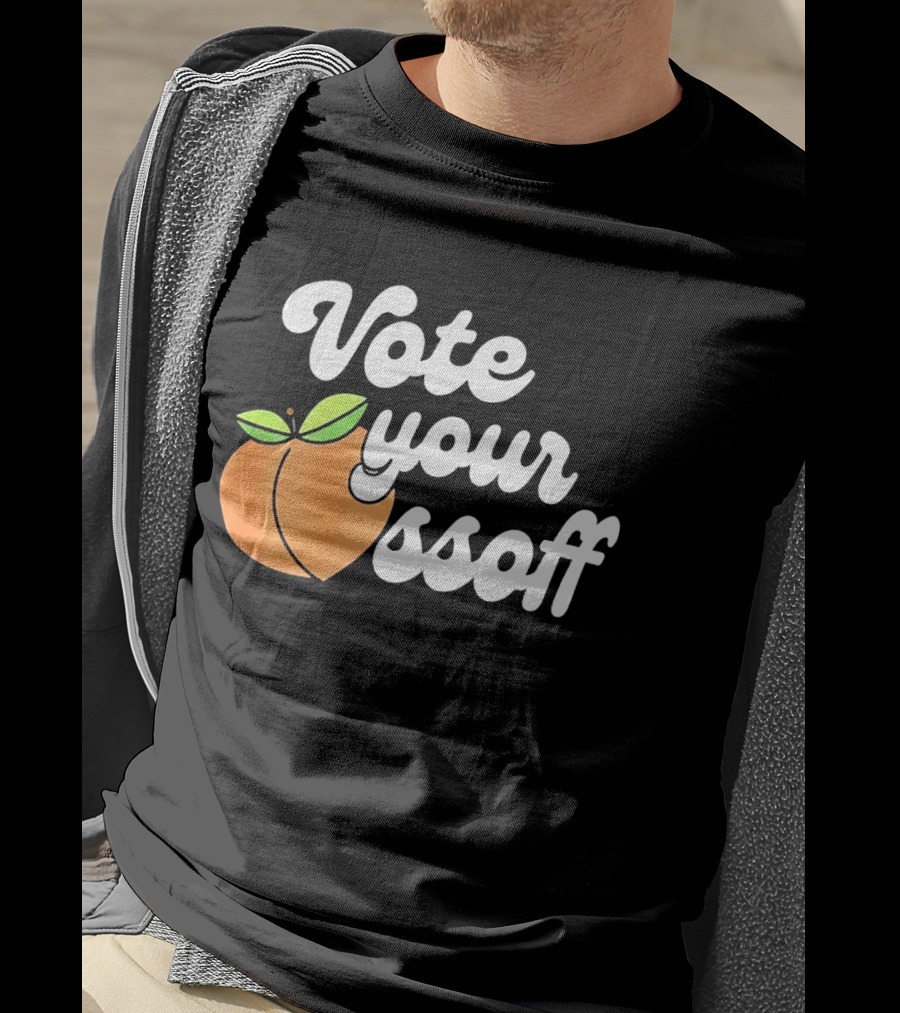Vote Your Ossoff Peach T-Shirt