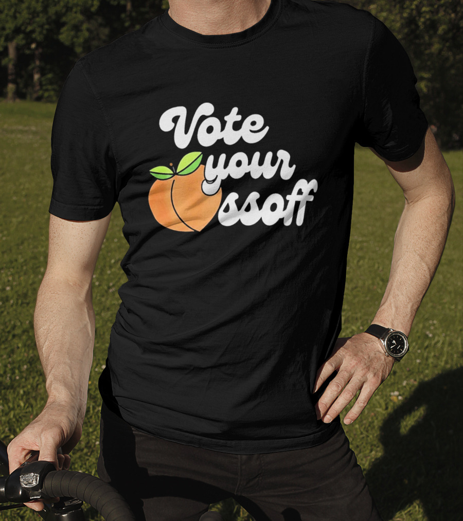 Vote Your Ossoff Peach T-Shirt