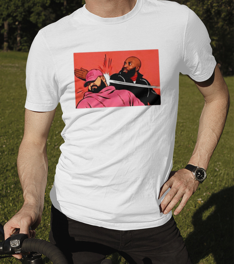 Drake Vs Rick Ross Meme Slap Red T-Shirt
