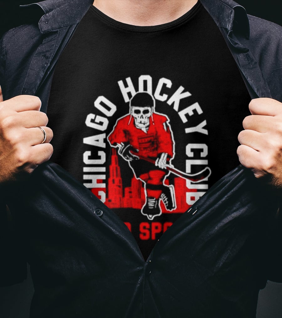 CHGO Sports Chicago Hockey Club Since 1926 Player T-Shirt