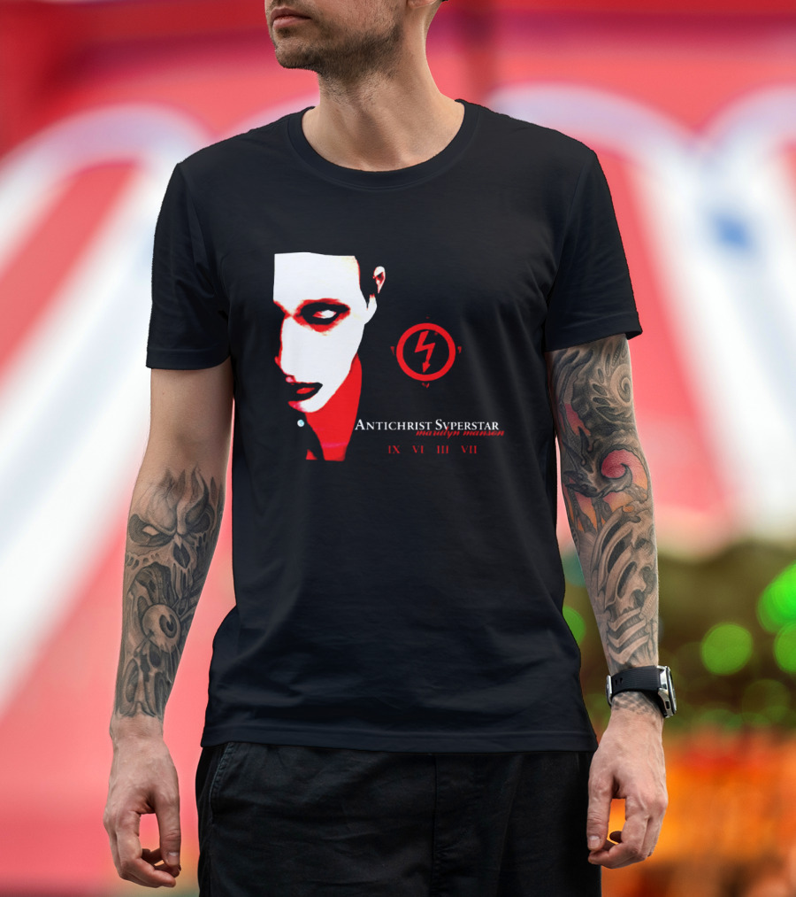 Marilyn Manson Antichrist Superstar 30th Anniversary 2026 Album Cover IX VI III VII T-Shirt