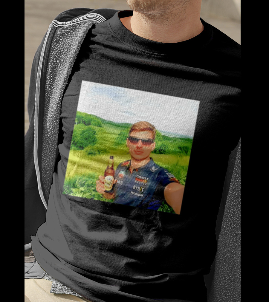 Max Verstappen Beyond The Track Oracle Red Bull Racing Honda Beer Experience T-Shirt