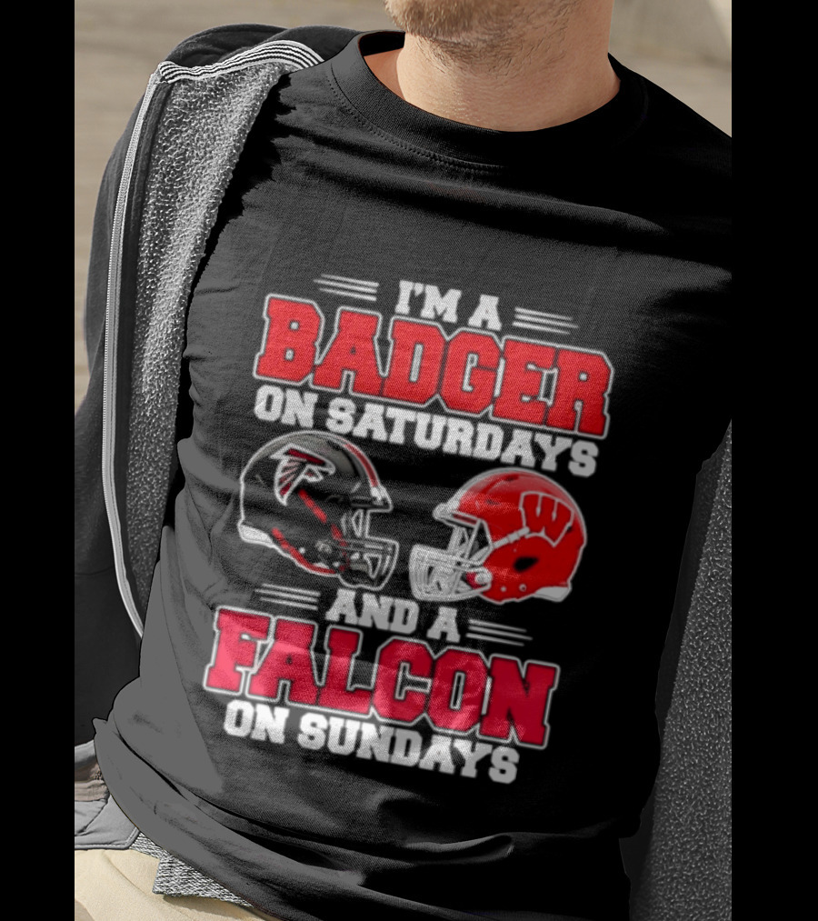 I'm A Badger On Saturdays And A Falcon On Sundays T-Shirt