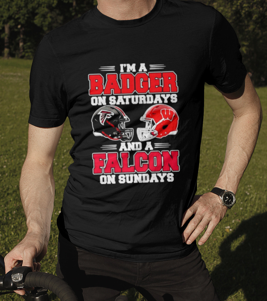 I'm A Badger On Saturdays And A Falcon On Sundays T-Shirt