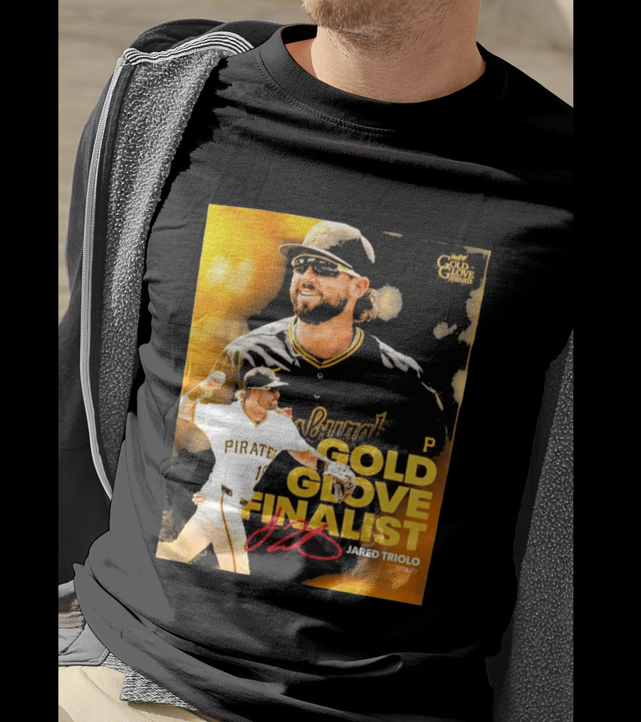 Jared Triolo Pirates Gold Glove Award Finalist Utility T-Shirt
