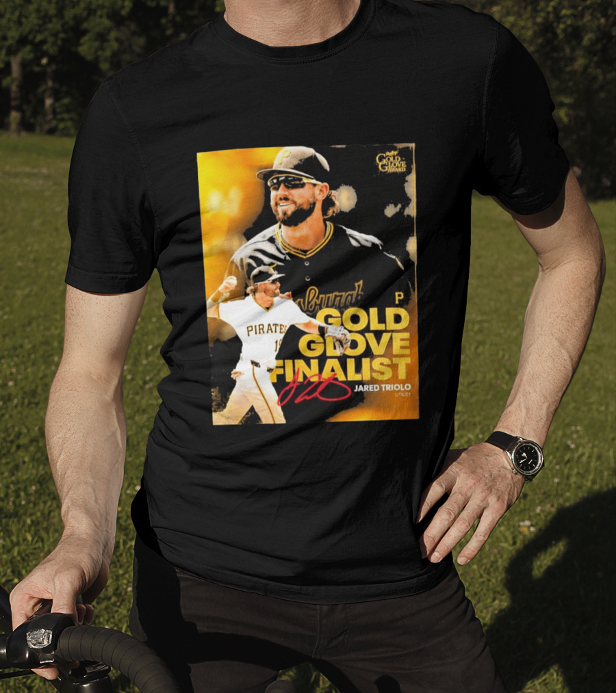 Jared Triolo Pirates Gold Glove Award Finalist Utility T-Shirt