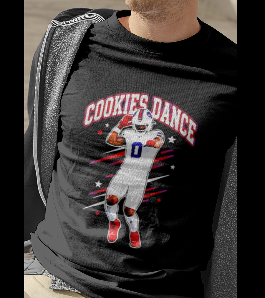 Keon Coleman Cookies Dance Buffalo Bills Football Player T-Shirt