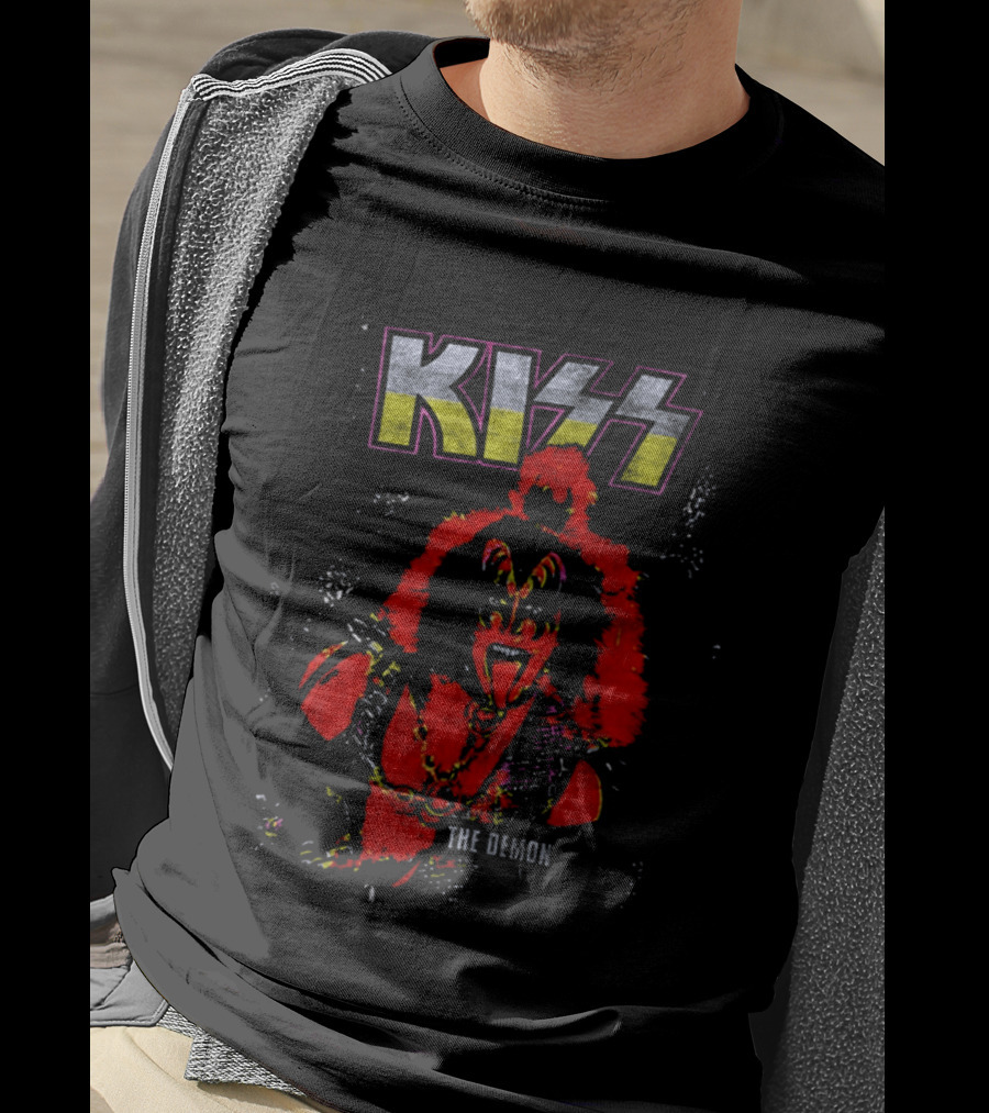 Kiss The Demon 70s Ben Cooper Gene Simmons Halloween 2026 Action Figures T-Shirt