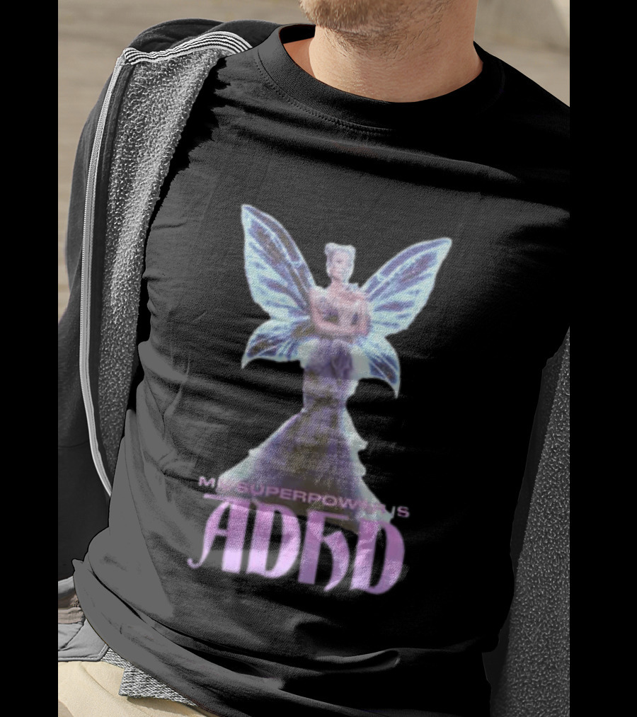 Paris Hilton ADHD Butterfly Heavyweight T-Shirt