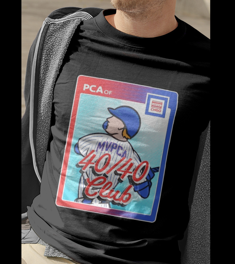 PCA CHGO MVP 40/40 Club Baseball Chicago Cubs T-Shirt