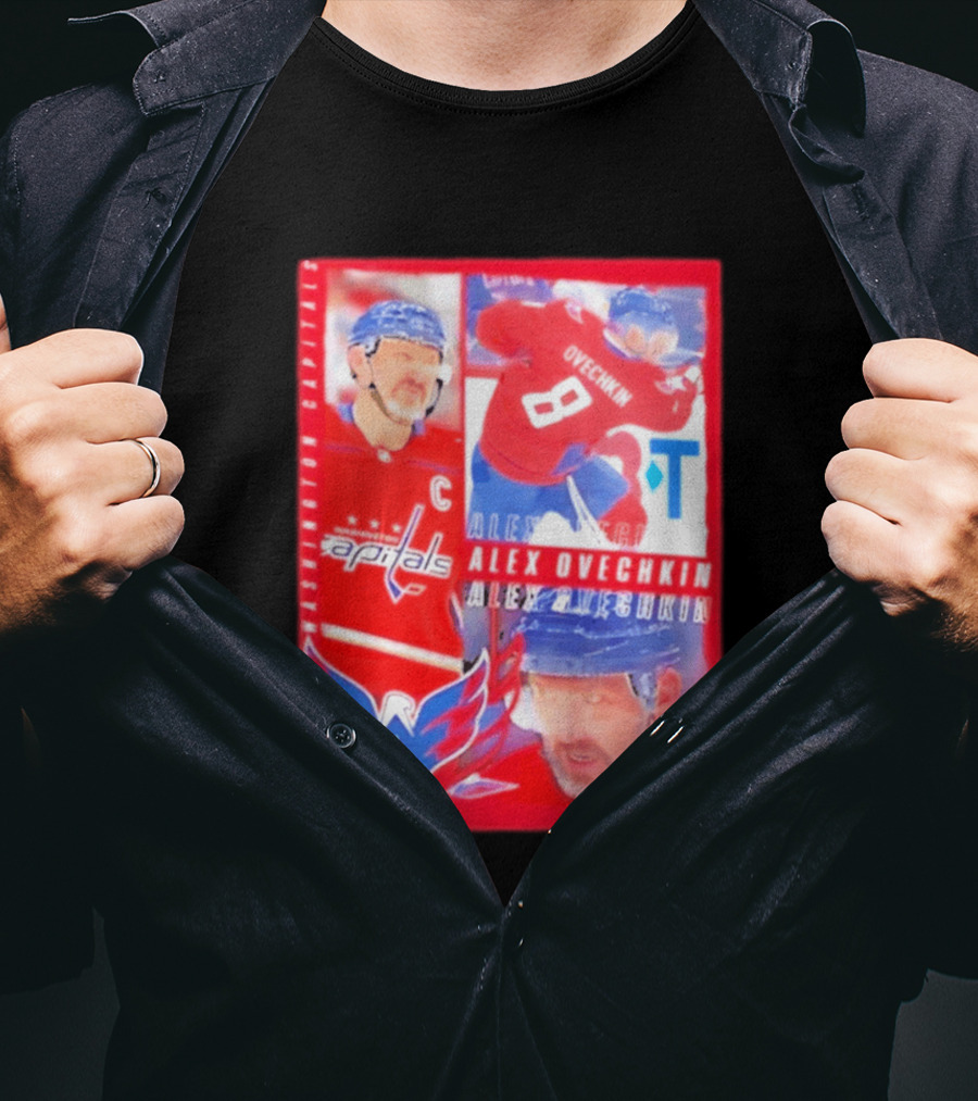 Washington Capitals Alex Ovechkin 8 NHL 2026 T-Shirt