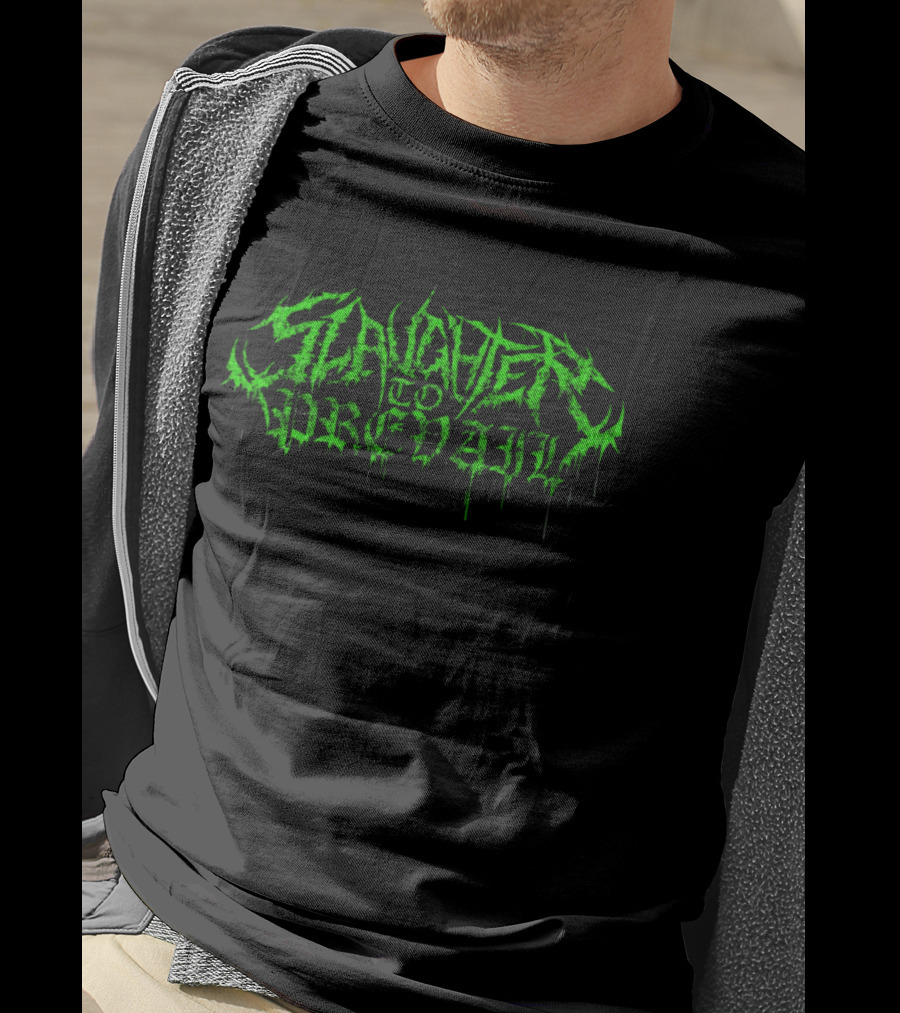Slaughter To Prevail Halloween 2026 Green Mask Collection T-Shirt