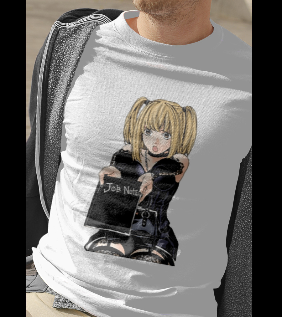 Misa Amane Job Note Anime Character Posing In Gothic Outfit T-Shirt