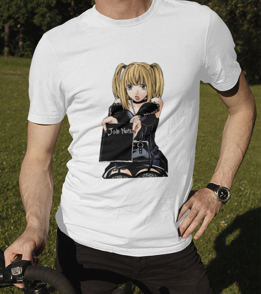 Misa Amane Job Note Anime Character Posing In Gothic Outfit T-Shirt