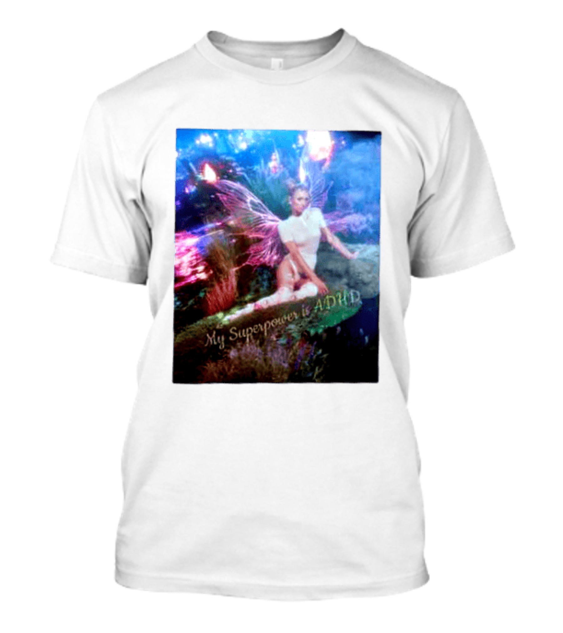 Paris Hilton My Superpower Is ADHD Fairy Meadow T-Shirt