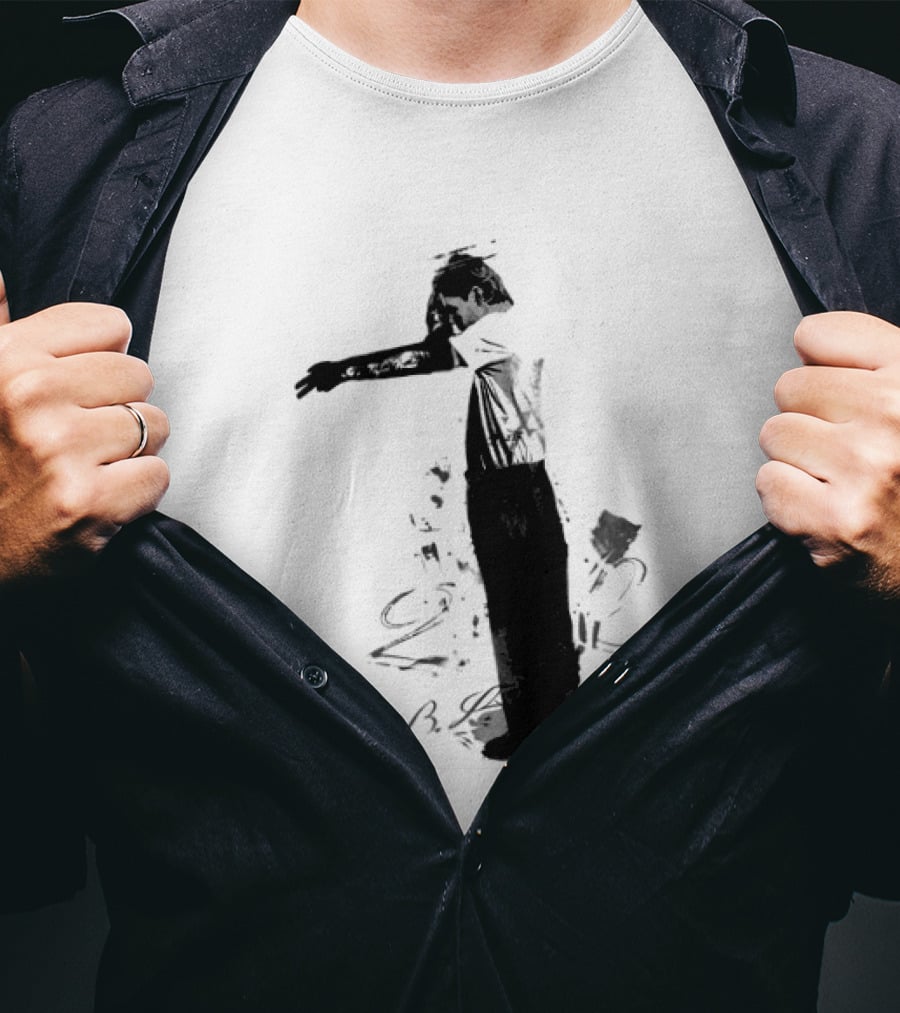 The Kid Laroi A Perfect World Tour 2026 Black Scribble T-Shirt