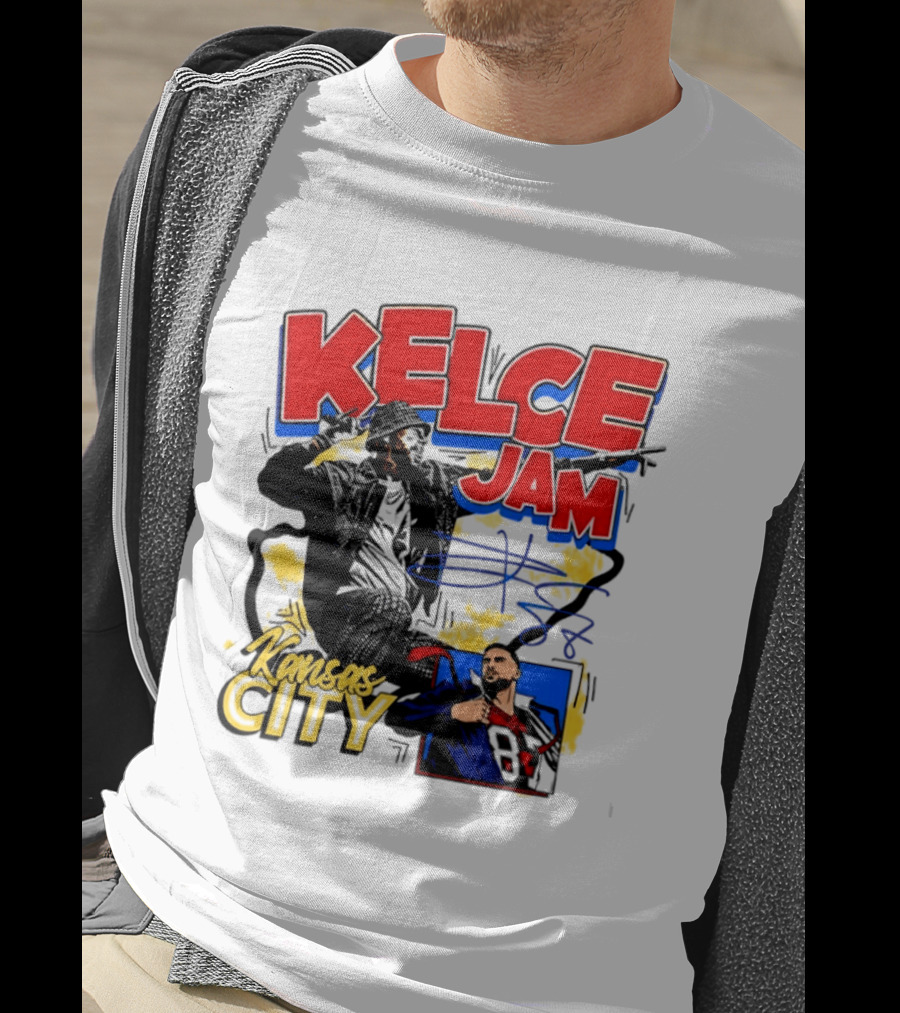 Kelce Jam Kansas City Chiefs Football Star T-Shirt