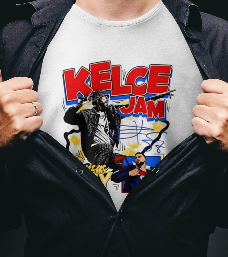 Kelce Jam Kansas City Chiefs Football Star T-Shirt