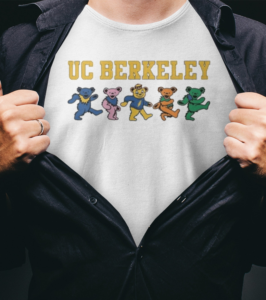 UC Berkeley Dancing Bears Grateful Dead Collaboration T-Shirt