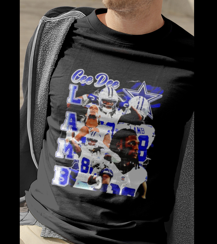 CeeDee Lamb Dallas Cowboys Collage LAMB 88 T-Shirt