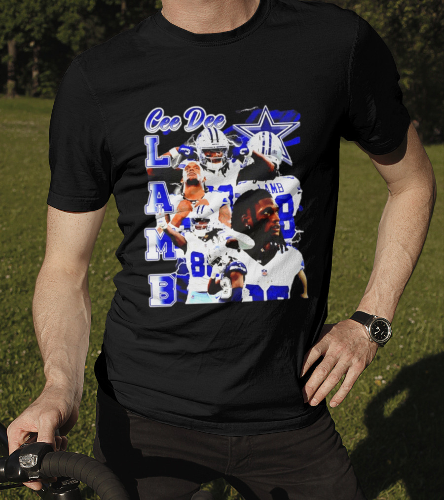 CeeDee Lamb Dallas Cowboys Collage LAMB 88 T-Shirt